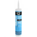 DAP 9.8 oz. Clear Window, Door, and Siding 100% Silicone Rubber Sealant 70798 08641
