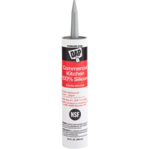 DAP 9.8 oz. Stainless Steel Commercial Kitchen 100% Silicone Sealant 70798 08660