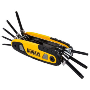 DeWalt DWHT70264 Durable & Ergonomic Design Folding Locking Torx Hex Key Set