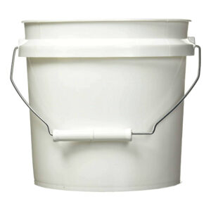 Leaktite 744456 1-Gallon White Plastic Pail Paint Pail/Container