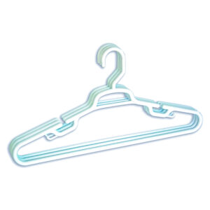 Merrick C9060a-a12 Tubular Hanger, Hunter/navy Blue/white, 1-3/4 In Oaw, 8-1/2 In Oah, Plastic