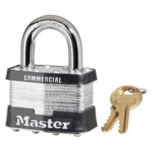 Master Lock, 5KA A383 Padlock Keyed Alike Laminated Steel (6 Pack)